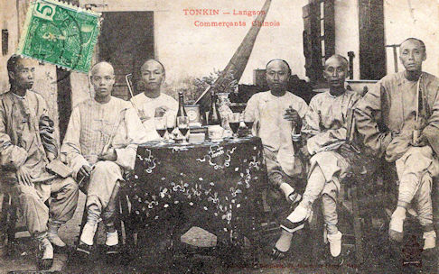 chinesische Kaufleute aus Tonkin