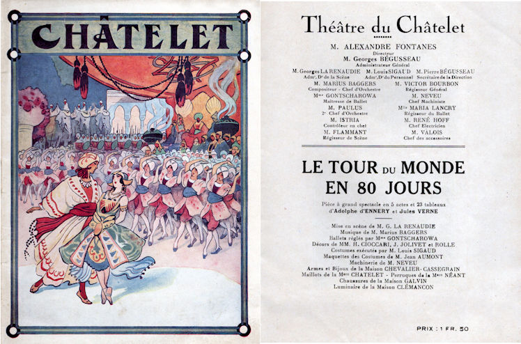 Programmheft Chatelet 1928 / 1929