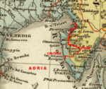 Karte Istrien