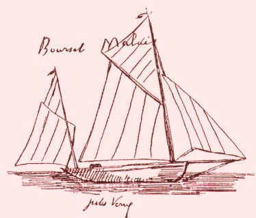Vernes Skizze der St. Michel I