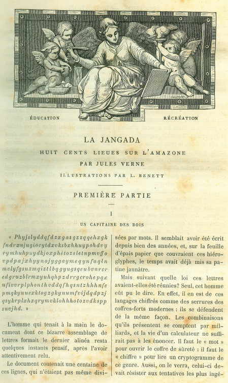 Die Jangada als französische Vorabveröffentlichung