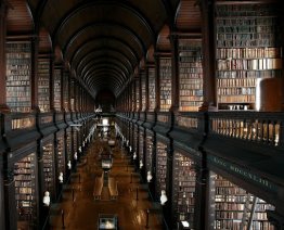 Die Bibliothek im Trinity College