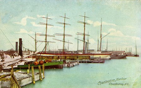 Der Hafen von Charleston S.C. USA