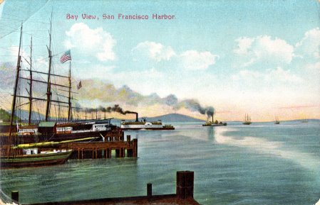 San Francisco Harbor um 1910