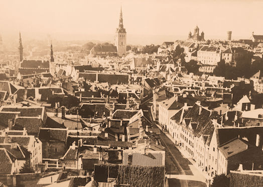 q21329 Riga mit Dom um 1900