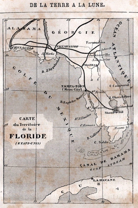 Karte von Florida