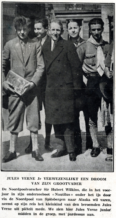 Zeitungsausschnitt aus den NL von 1931
