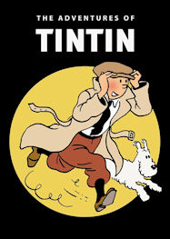 Tintin als Poster