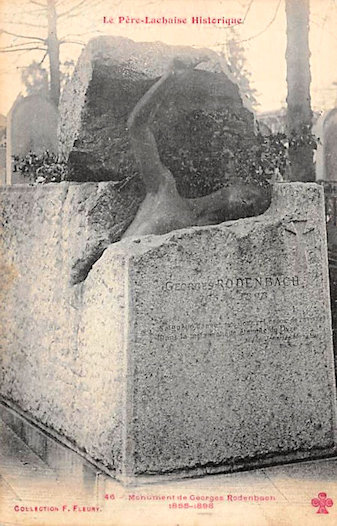 CPA Grab von Georges Rodenbach