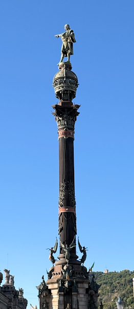 Das Kolumbusdenkmal in Barcelona